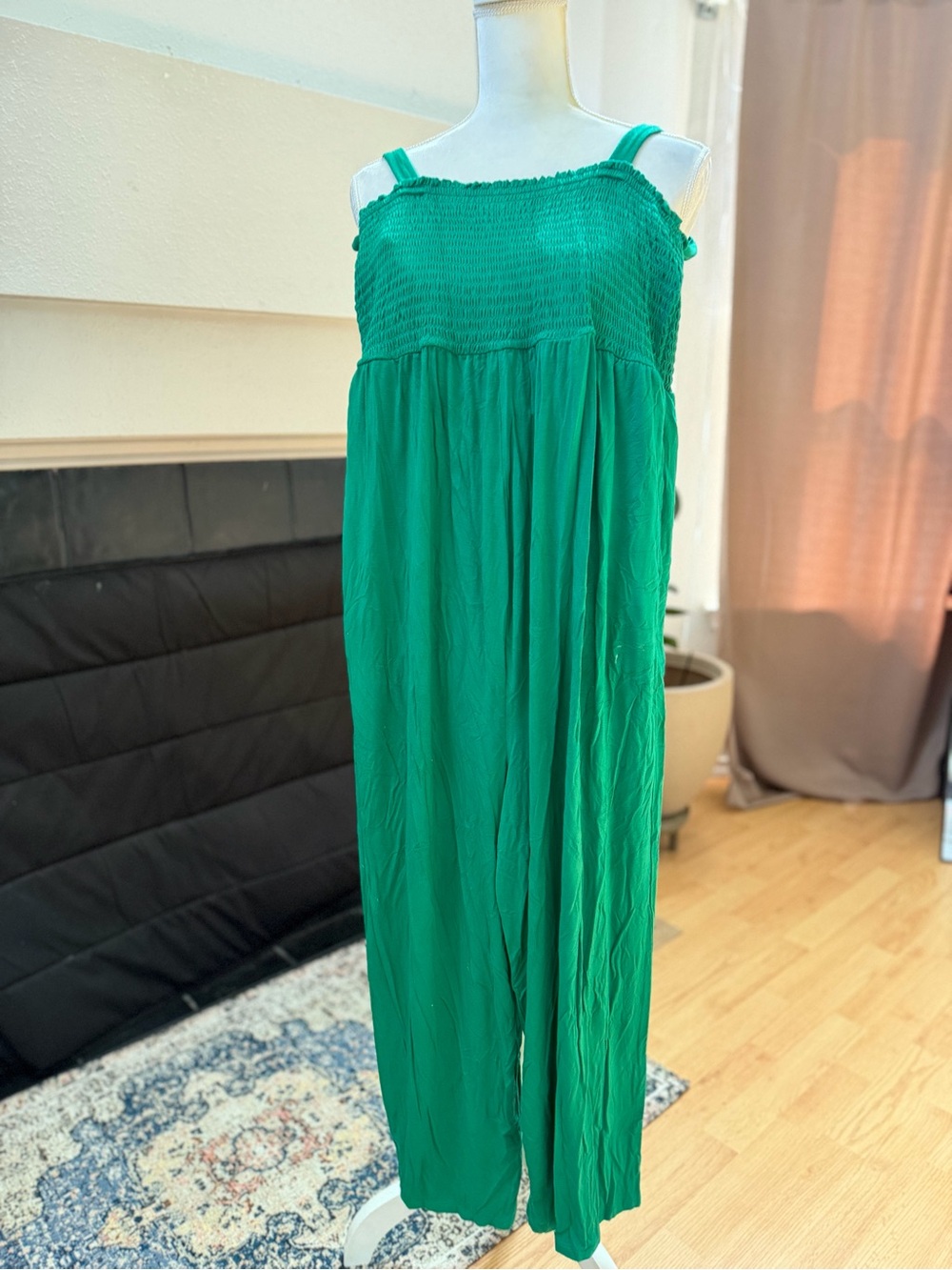 Isabel Maternity by Ingrid & Isabel Emerald Green Smocked Maxi Dress